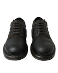 Elegant Mens Leather Derby Dress Shoes