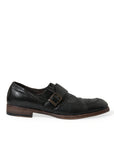 Elegant Black Leather Moccasins Dress Shoes