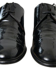 Elegant Black Patent Leather Formal Men's Shoes