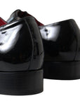 Elegant Black Patent Leather Formal Men's Shoes