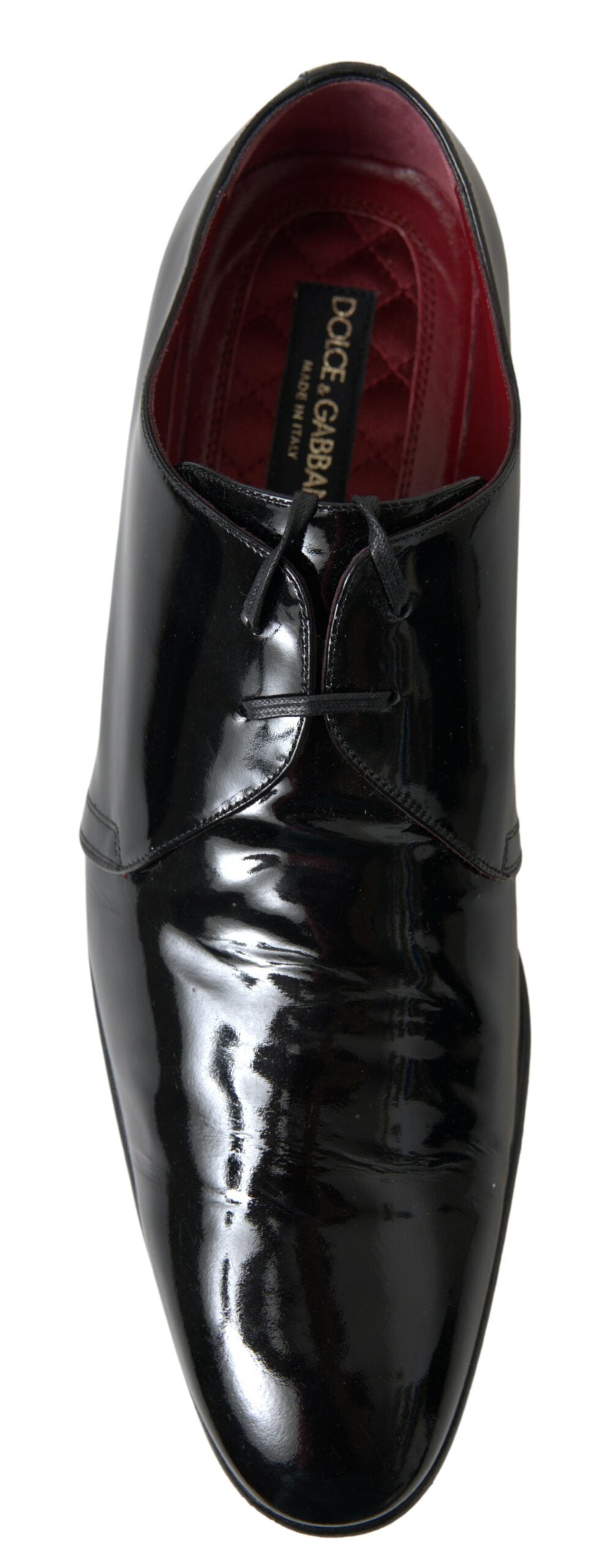 Elegant Black Patent Leather Formal Men&#39;s Shoes