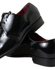 Elegant Black Patent Leather Formal Men's Shoes