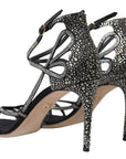 Elegant Keira Rhinestone Stiletto Sandals