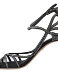 Elegant Keira Rhinestone Stiletto Sandals