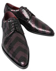 Elegant Sequin Embellished Derby Shoes