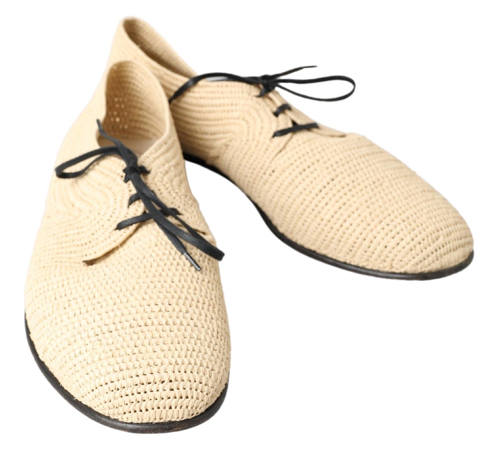 Chic Beige Derby Lace-Up Casual Men&#39;s Shoes