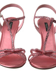 Elegant Pink Ankle Strap Sandals