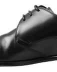 Classic Black Leather Derby Shoes