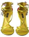 Enchanting Yellow Ankle Strap Sandals