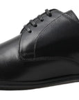 Classic Black Leather Derby Shoes