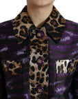 Exquisite Jacquard Trench With Tiger Motif