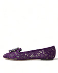 Elegant Floral Lace Vally Flat Shoes
