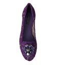 Elegant Floral Lace Vally Flat Shoes