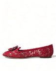Elegant Floral Lace Vally Flats