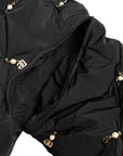 Elegant Quilted Jacket with Pearl Embellishment