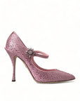 Enchanting Pink Crystal Pumps