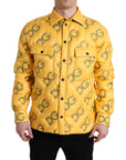 Elegant Yellow Padded Blouson Jacket