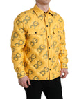 Elegant Yellow Padded Blouson Jacket