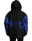 Reversible Nylon Windbreaker With Hood