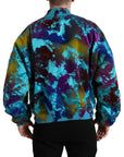 Multicolor Polyester Bomber Jacket