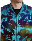 Multicolor Polyester Bomber Jacket