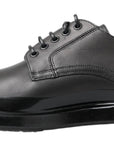 Elegant Derby Lace-Up Leather Shoes in Black