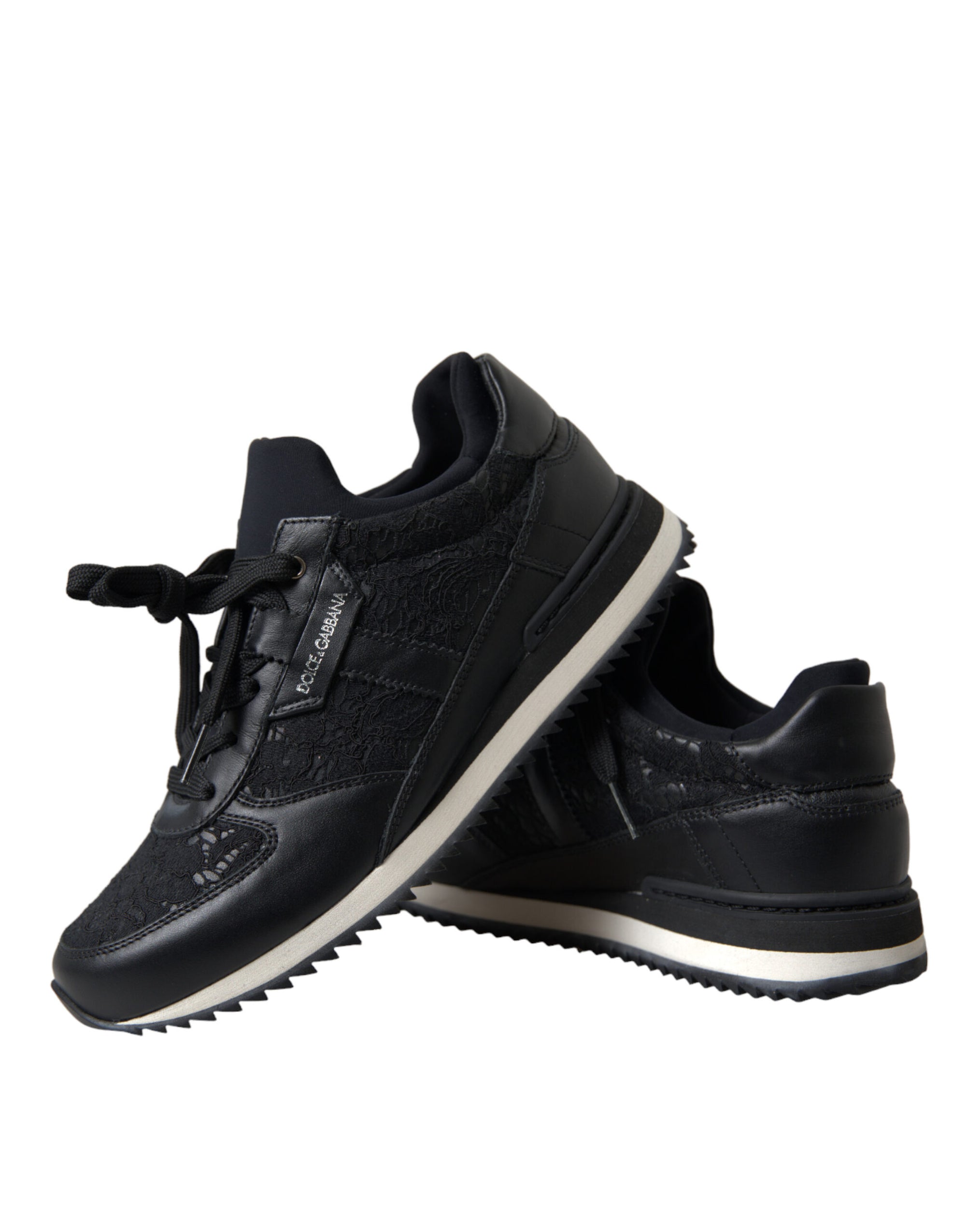 Elegant Black Classic Sneakers