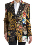 Elegant Multicolor Single Breasted Jacket