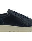 Elegant Navy Blue Leather Sneakers