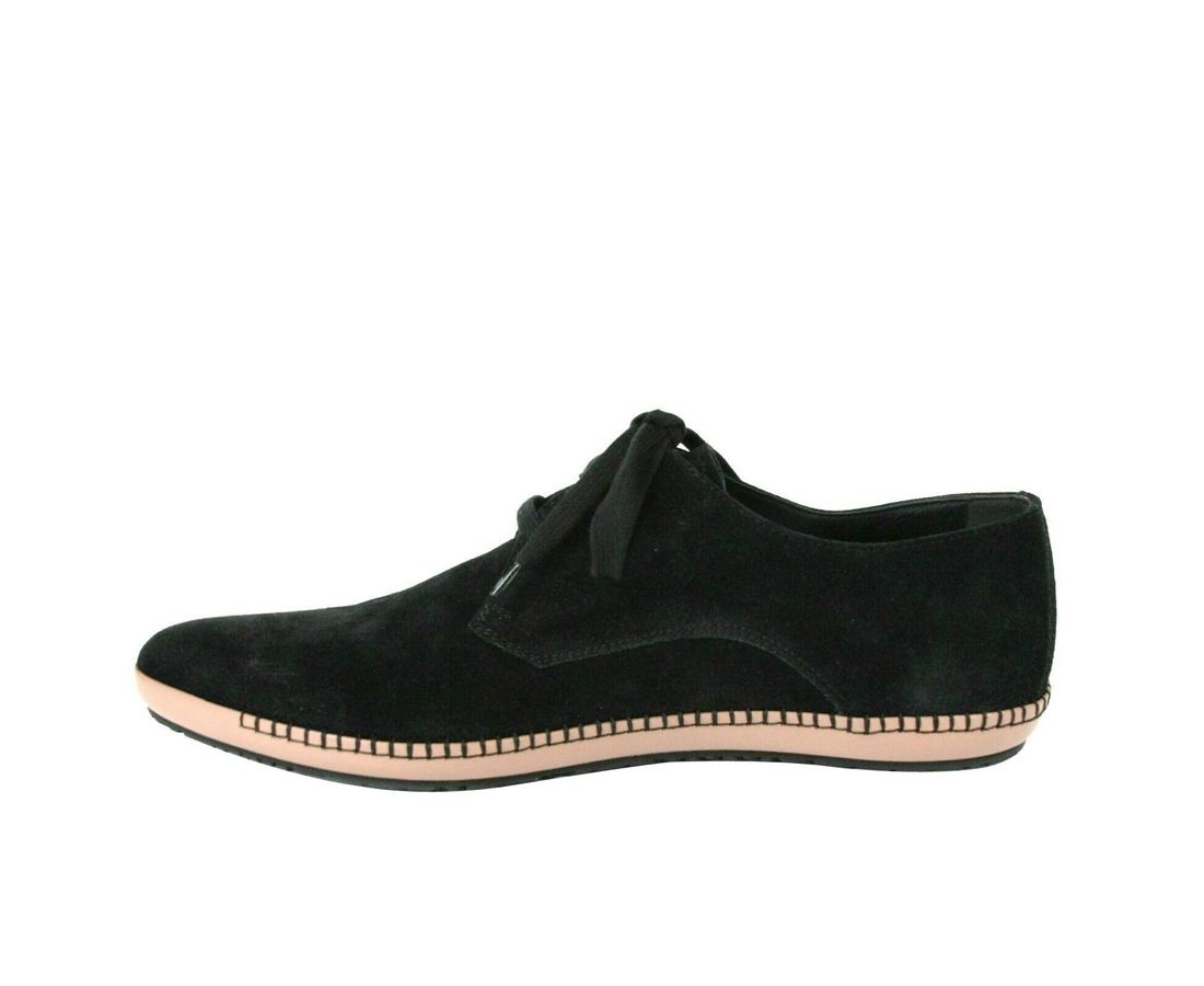 Bottega Veneta Men&#39;s Black Suede Pointed Toe Dress Shoe