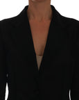 Semi-Transparent Darkgreen Nylon Blazer