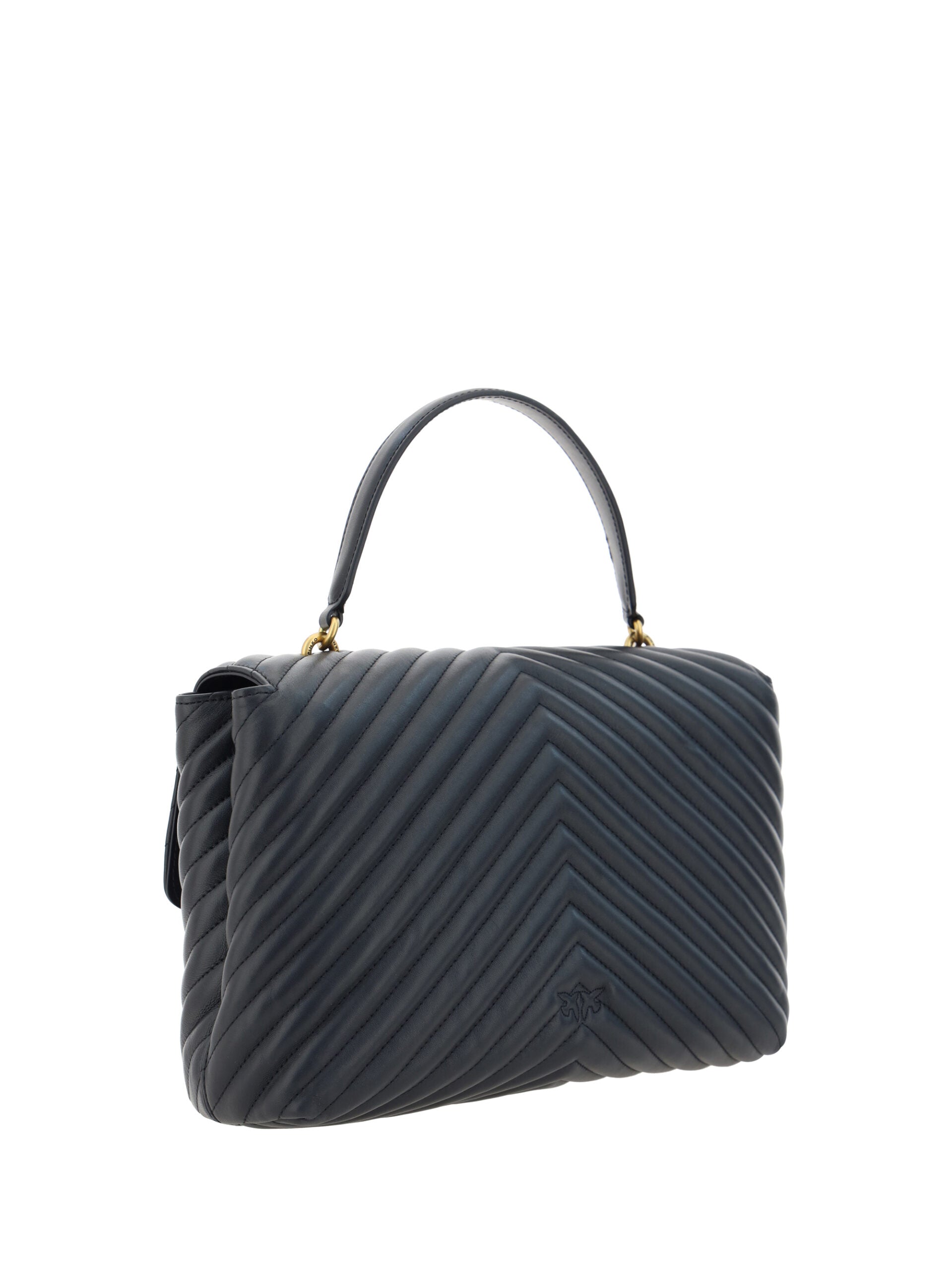 Elegant Black Calf Leather Handbag