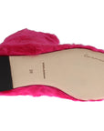 Elegant Pink Lambskin Fur Boots
