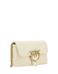 Elegant White Quilted Leather Shoulder Bag