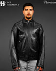 Oversized Leather Jacket For Men - Mitch