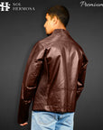 Oversized Leather Jacket For Men - Mitch