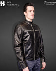 Leather Jacket For Men - Aether