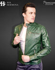 Men's Genuine Leather Jacket - Aether