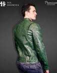 Men's Leather Jacket - Aether