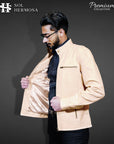Real Leather Jacket For Men - Aether