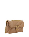 Elegant Quilted Calf Leather Shoulder Bag