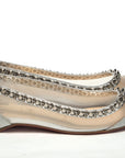 Silver Flat Point Toe Shoe