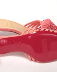 Operette Salmon Strappy Kitten Heel sandal