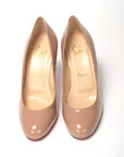 Nude Round Toe High Pump Shoe