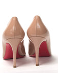 Nude Round Toe High Pump Shoe