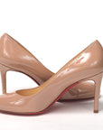 Nude Round Toe High Pump Shoe