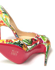 Multicolor Flower Printed High Heels Pumps Shoes