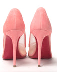 Pink Galativi Suede High Heels Pumps