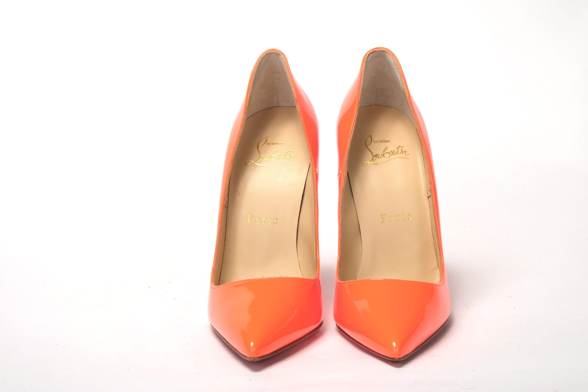 Neon Orange So Kate Patent High Heel