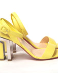 Citronnade/Nickel Tournikouna 55 Nappa Sandal